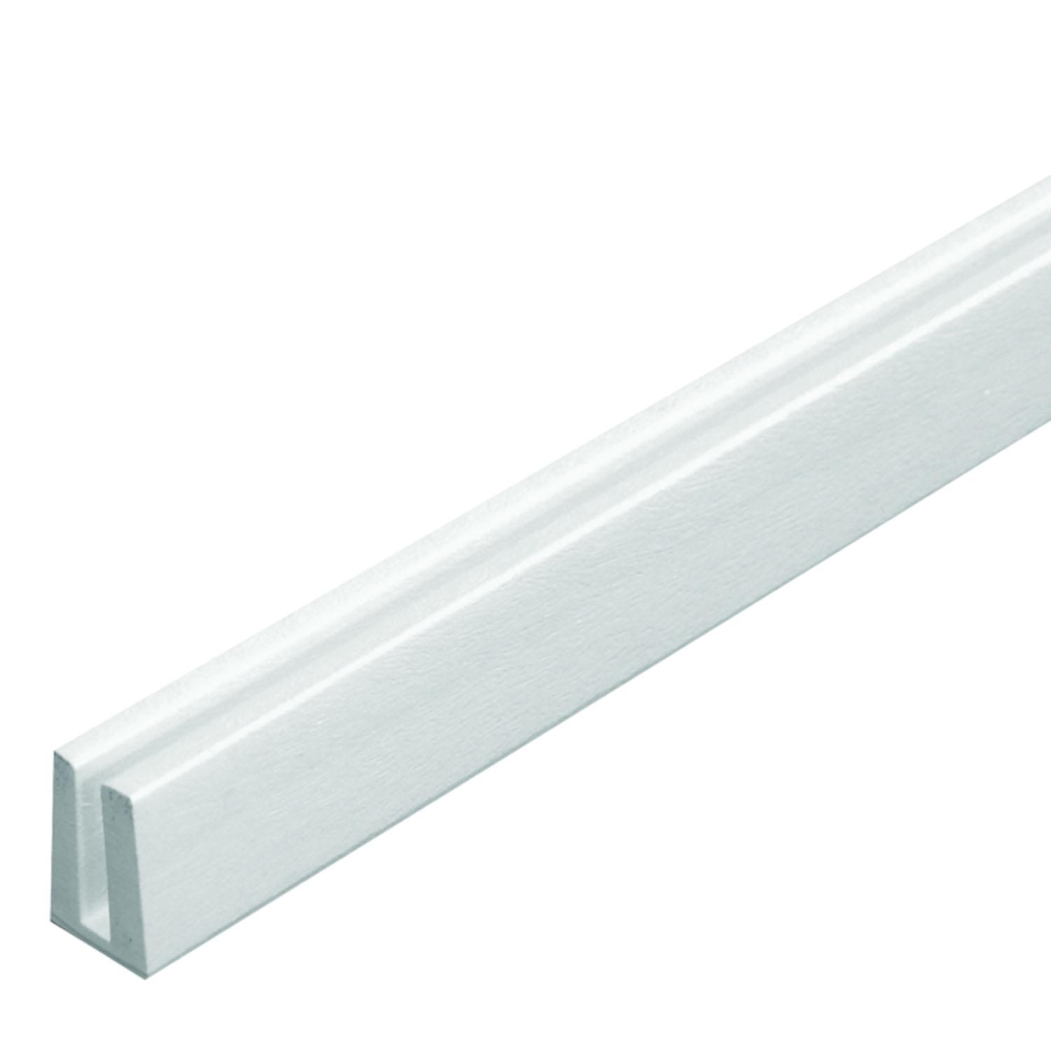 96" White Lattice Cap Moulding