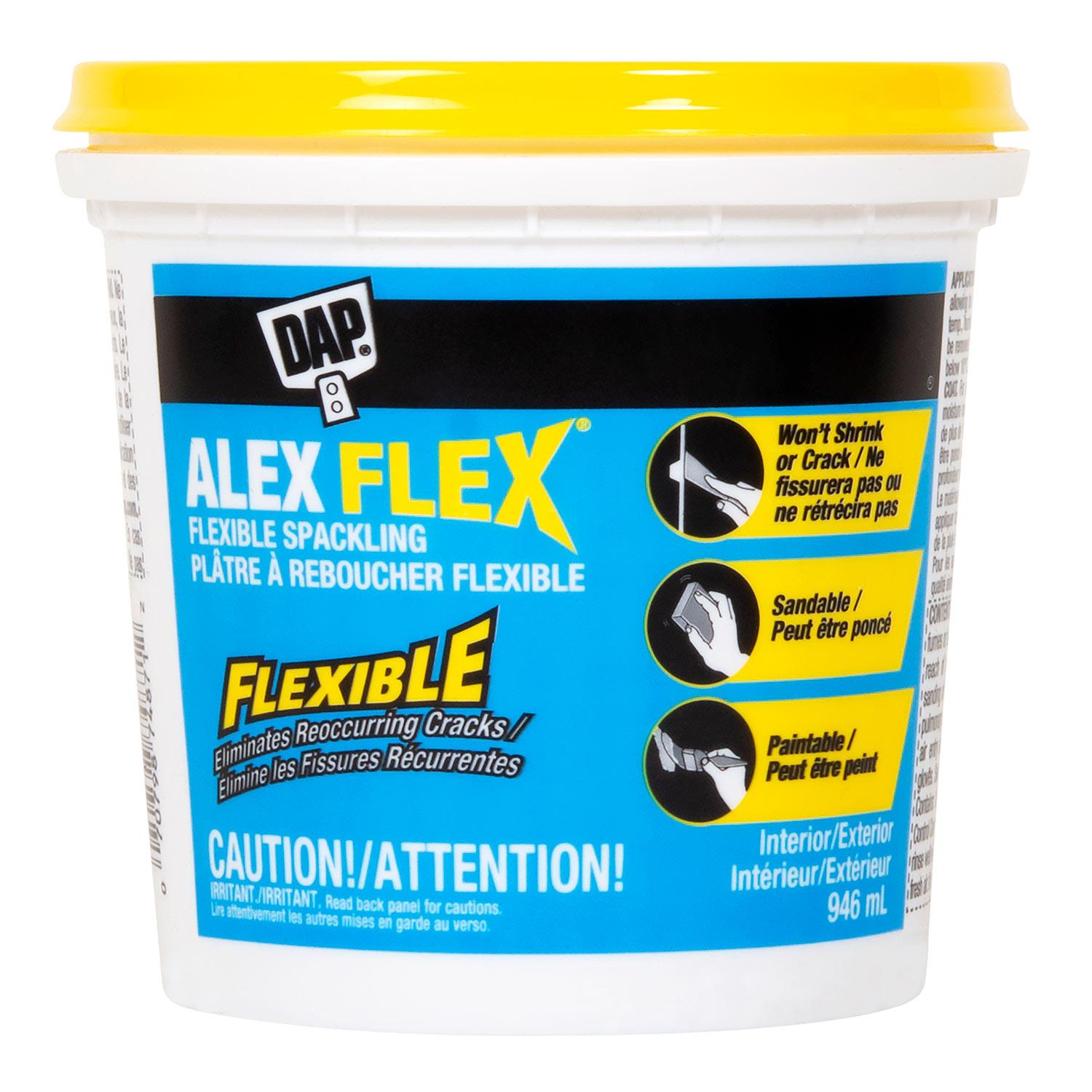 ALEX FLEX Flexible Spackling White 946ml