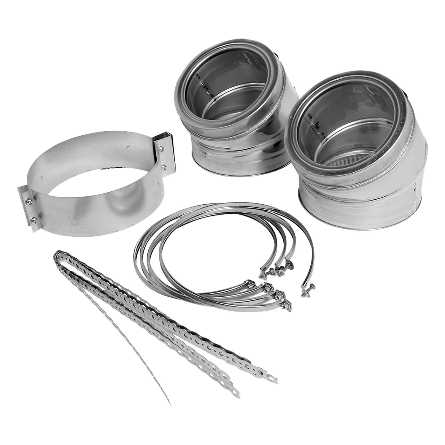 Supervent 6" x 30 Degree Elbow Kit Class A Chimney
