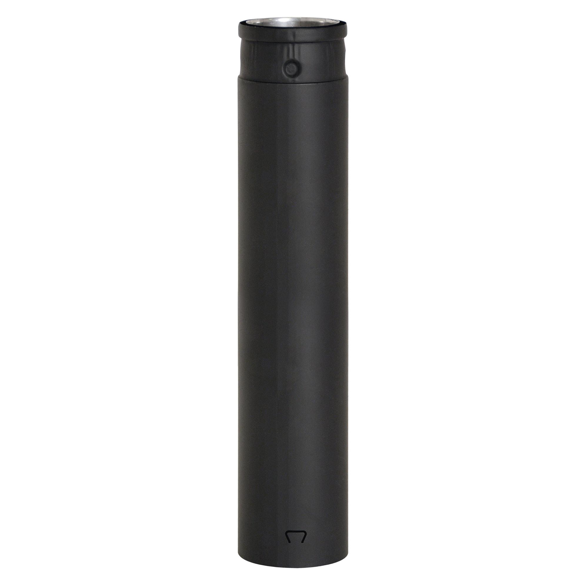 4" x 18" Length Pellet Vent Black