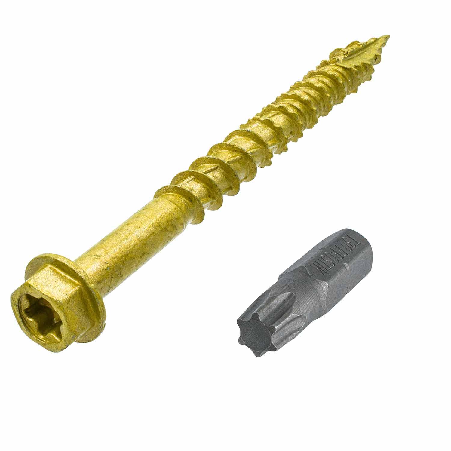 1/4 x 2-3/4" One Screw Hex Head Screw-35/Pack