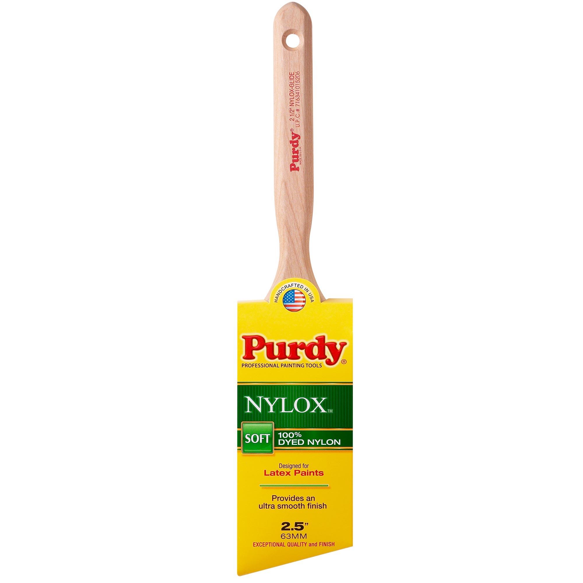Nylox Glide Soft Angled Paint Brush 2-1/2 in