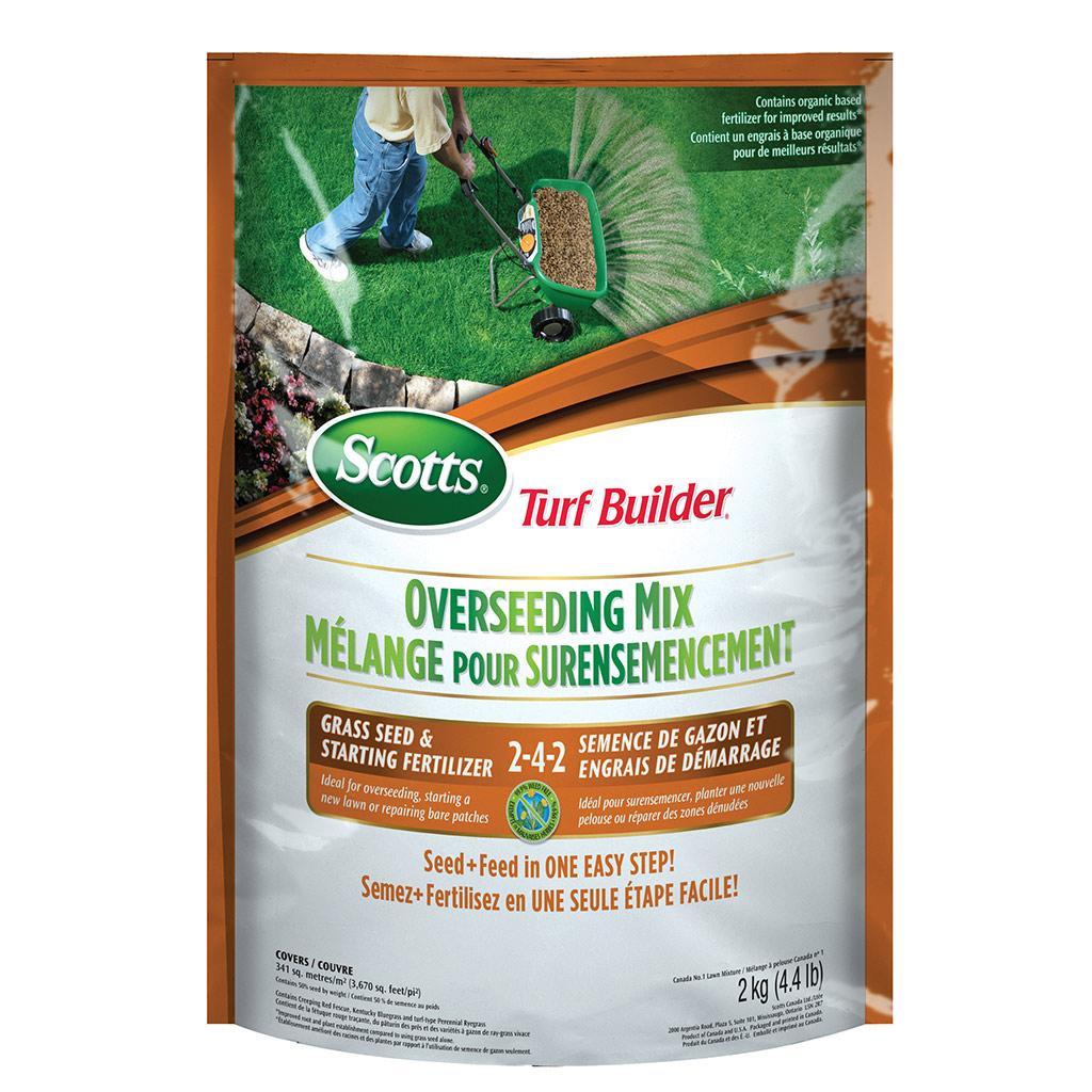Turf Builder Overseed Mix And Start Fertilizer 2-4-2