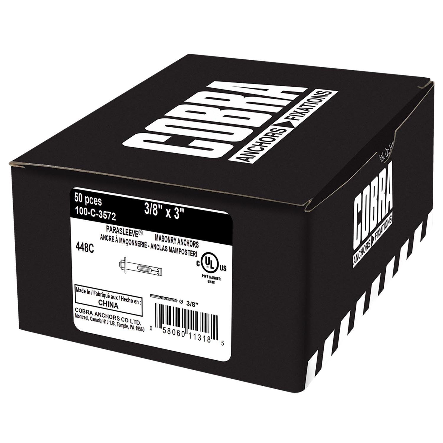 ParaSleeve 3/8-in x 3-in - 50/Pack