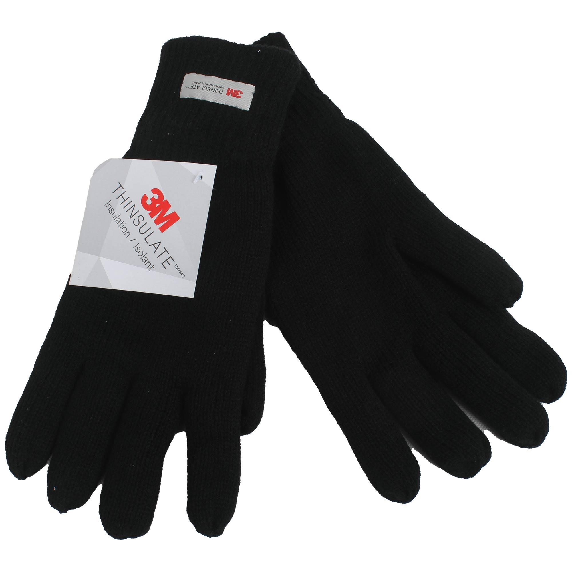 Acrylic Knit Thin Gloves - Extra Large