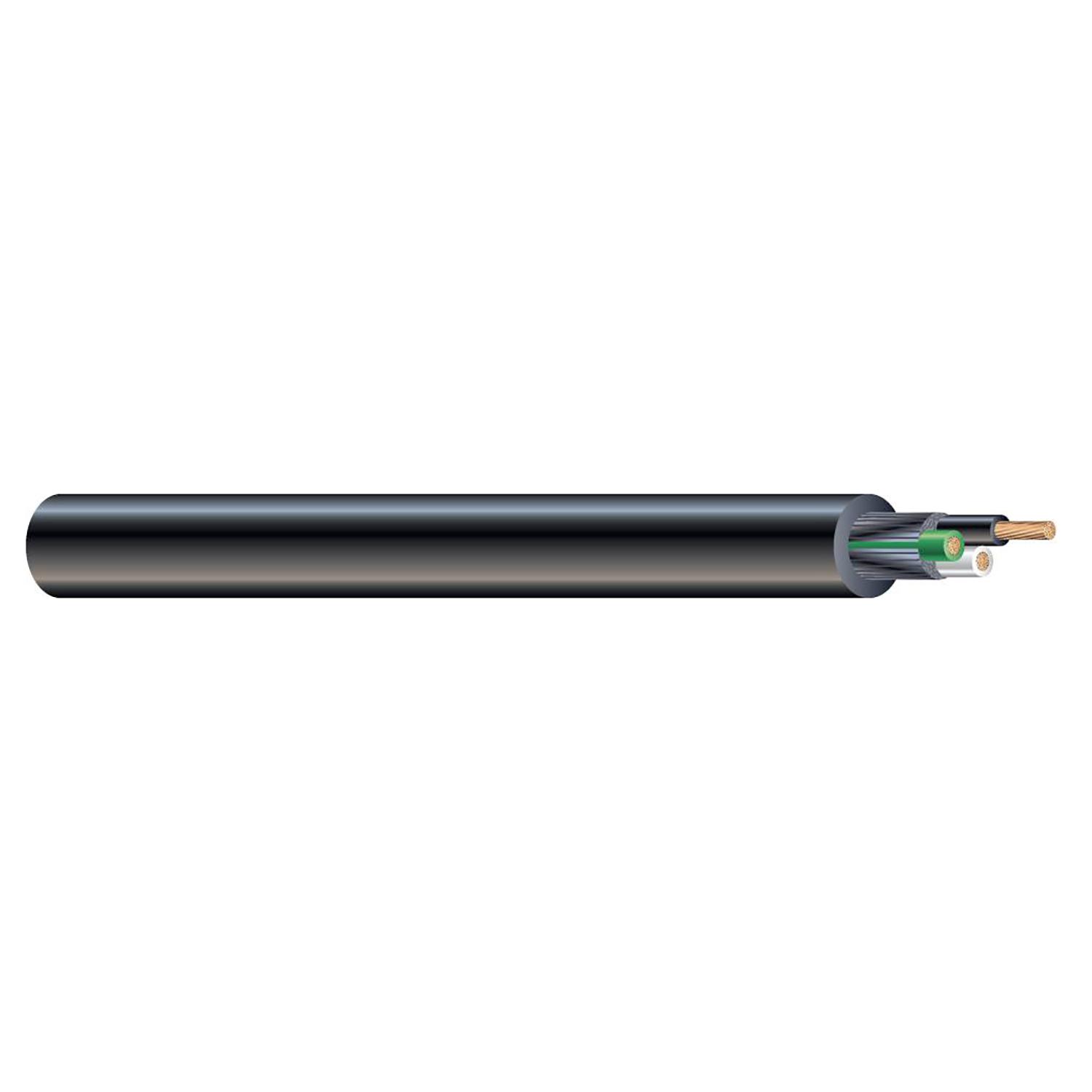 12/3 SOOW 75M Black Wire
