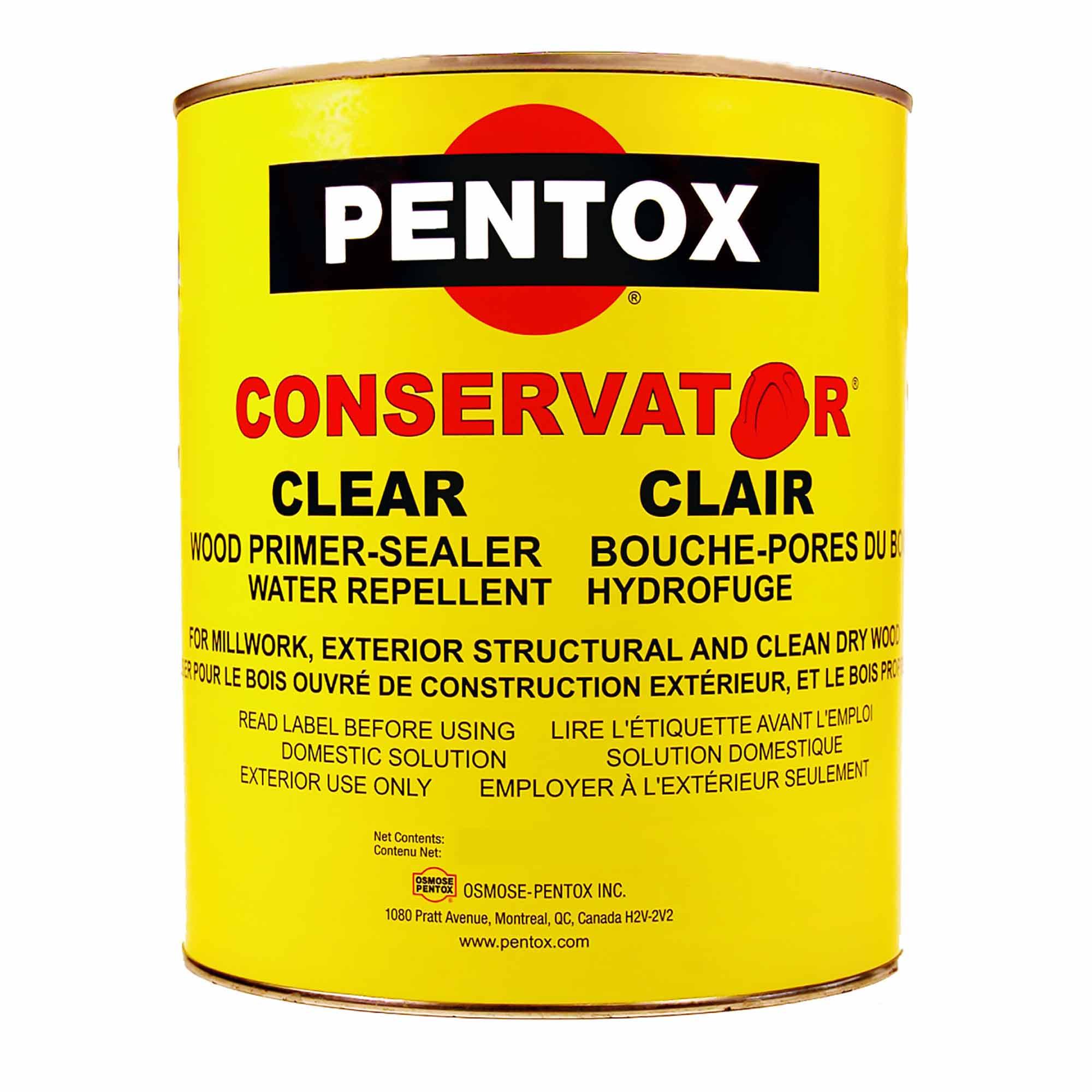 Pentox CONSERVAT-R Wood Primer Sealer, Clear 0.94L