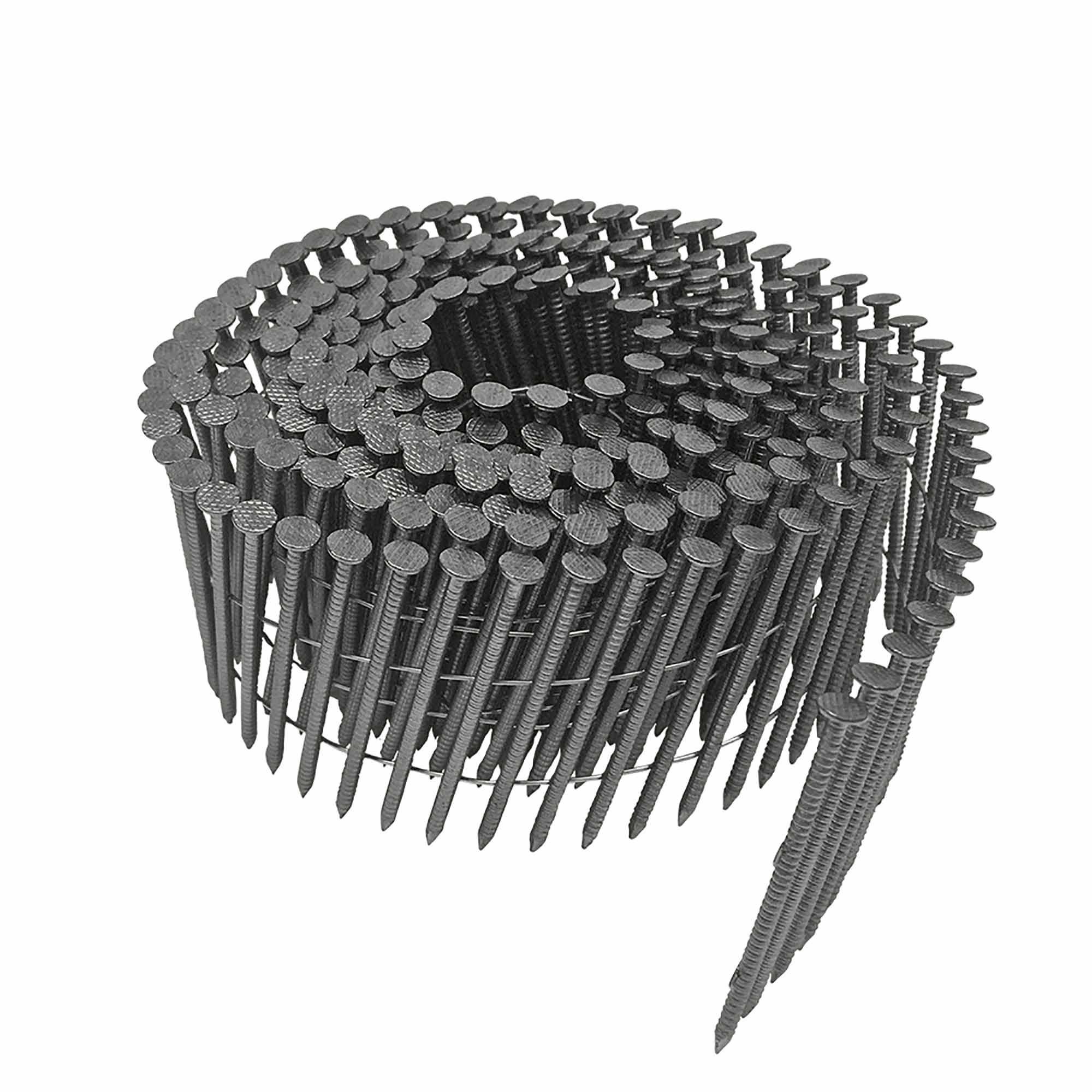 15Deg Coil Nails-Wire Ring.Hot-G. 3 1/4" X .120"