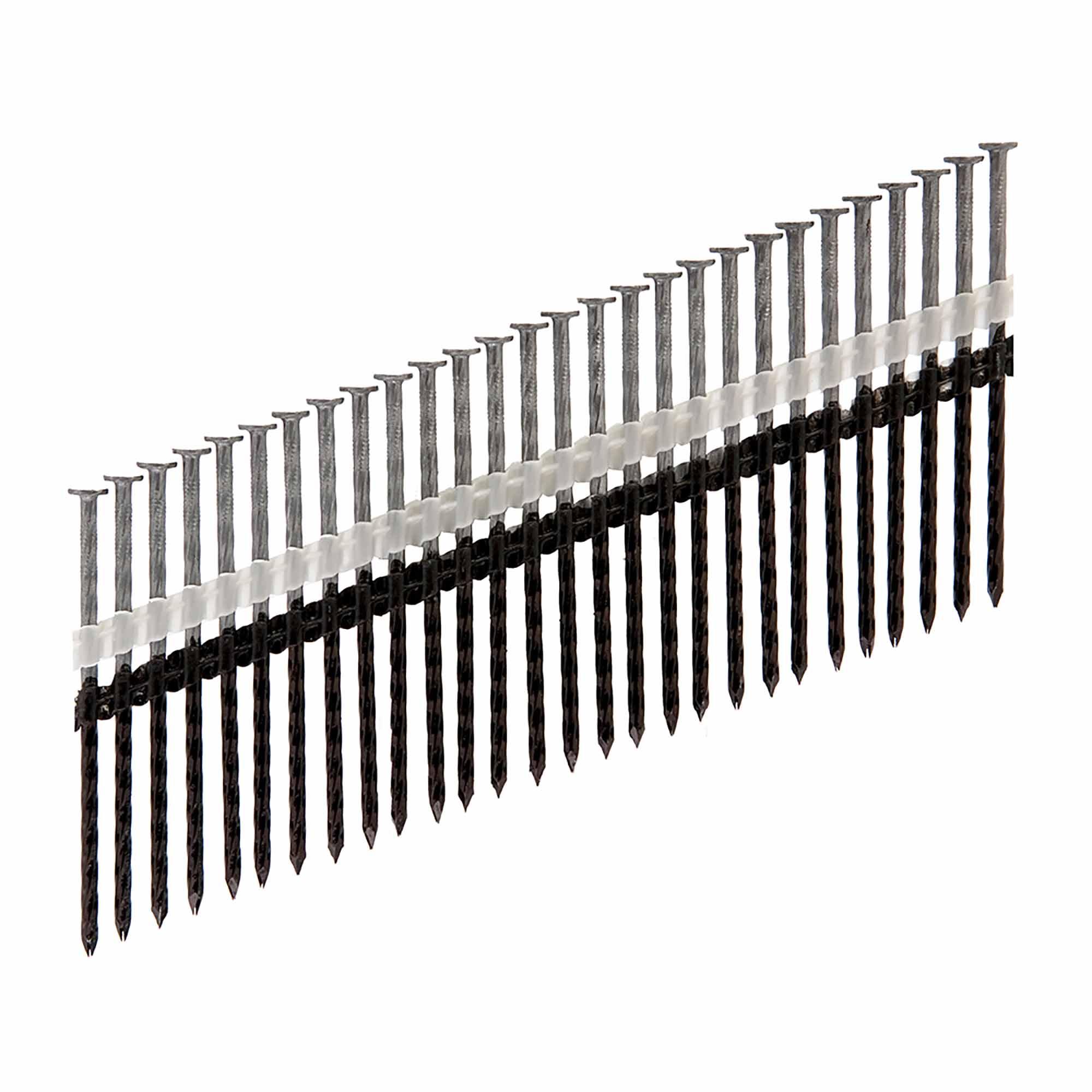 21Deg Strip Nails-Plastic Spir.Bright 3 1/4"X.120"