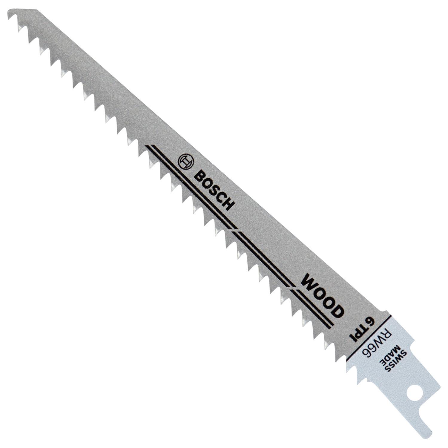 Recip Saw Blade 6"X6TPI Wood Cutting 5Pk