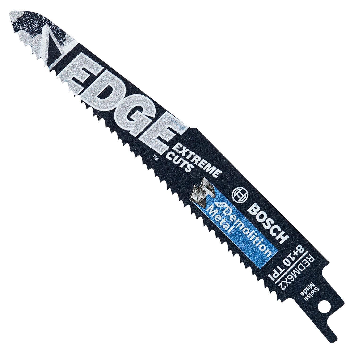 Edge Recip Saw Blade 6" 8-10 TPI Metal Demo 5Pk