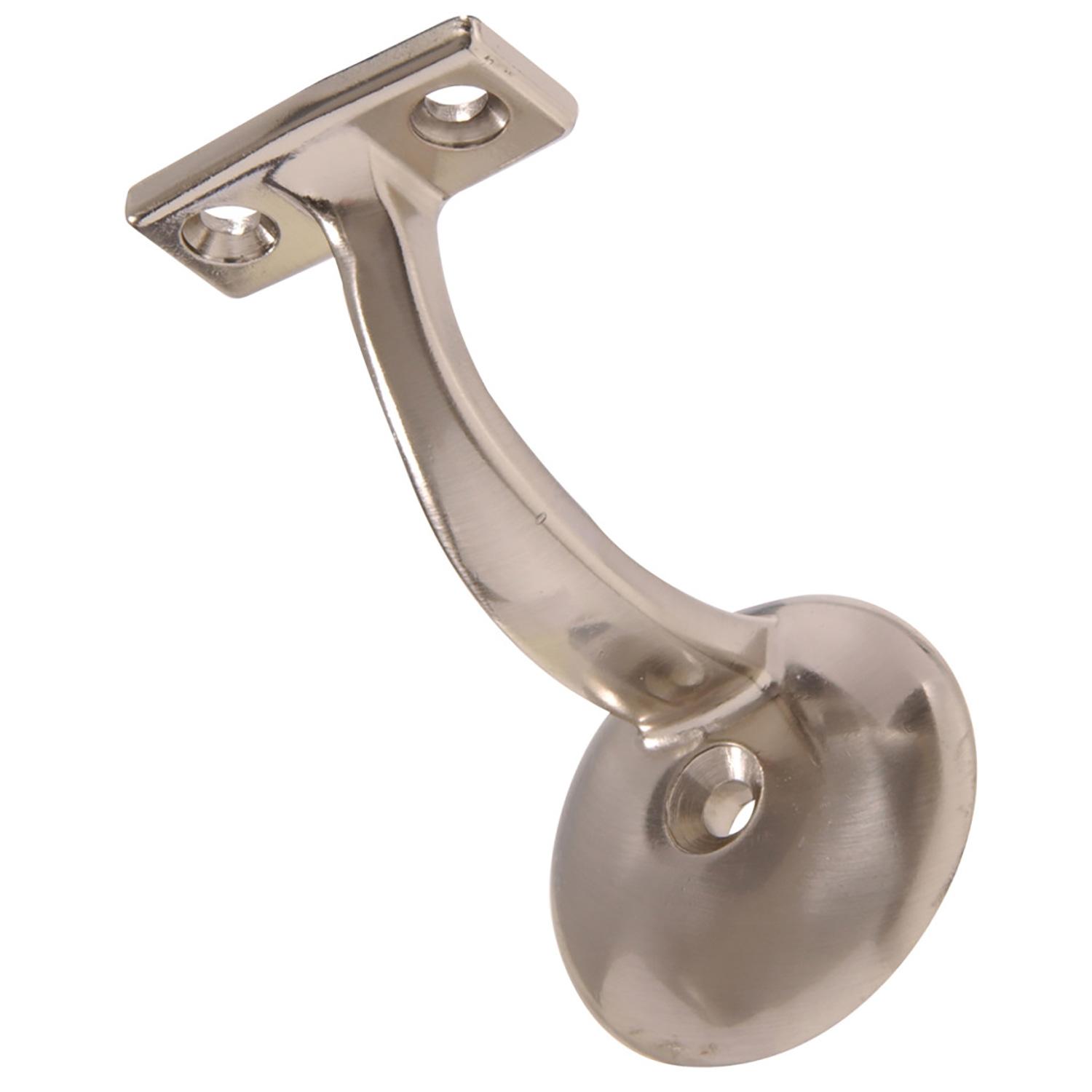 Satin Nickel Ornamental Handrail Brackets