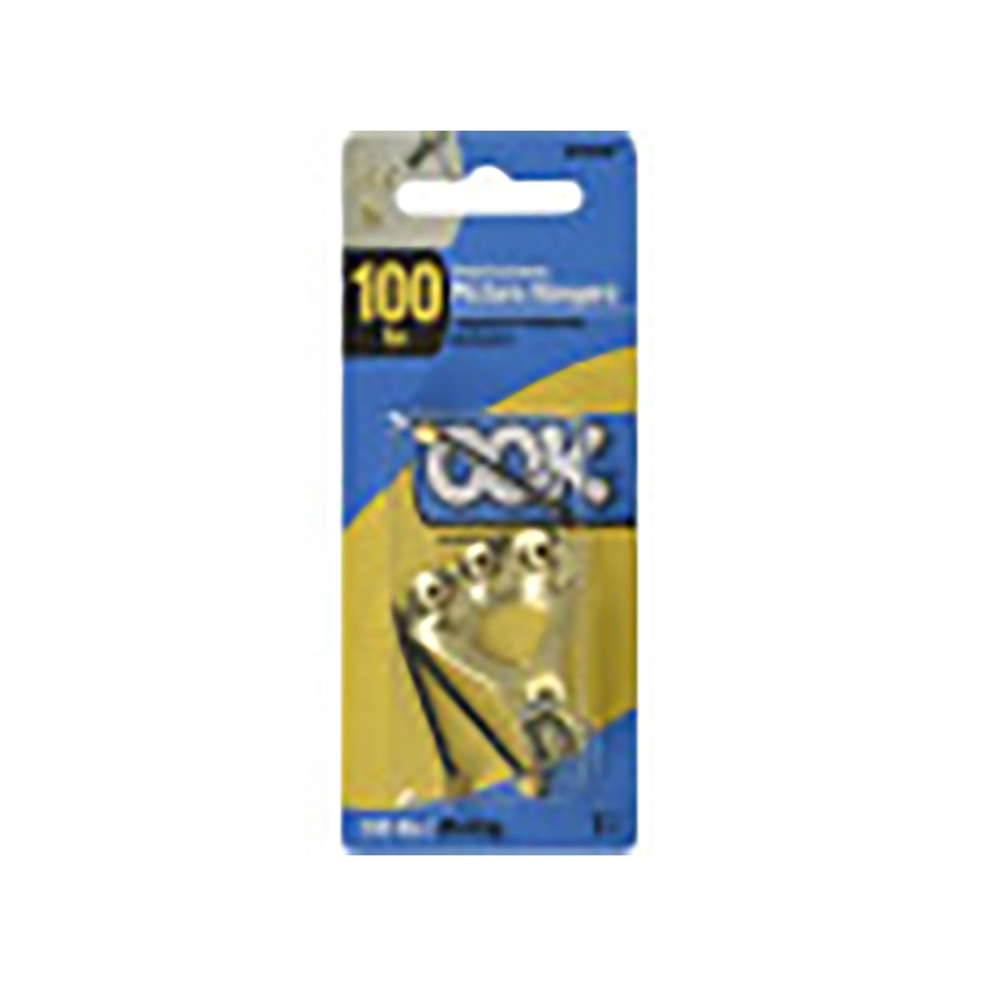 OOK 100lb Professional Picture Brass Finished Hangers