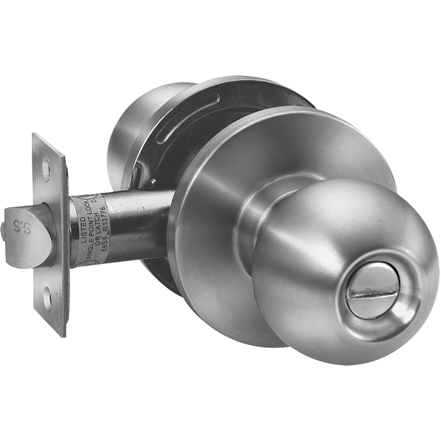 York Satin Stainless Steel Privacy Ball Knob