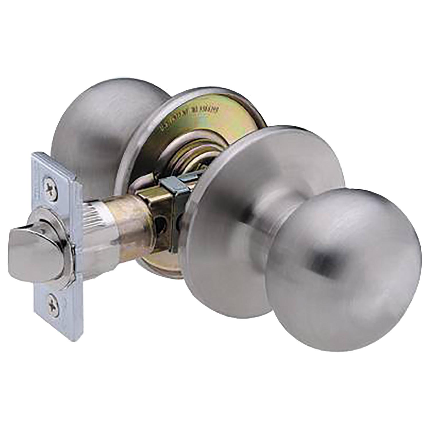 Villa Passage Knob Stainless Steel