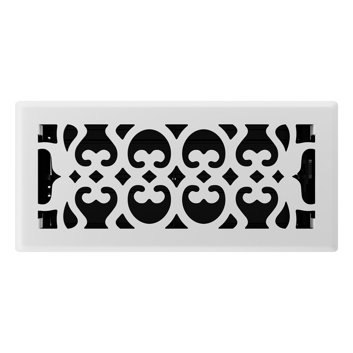 Registre de plancher victorien 4" x 10"