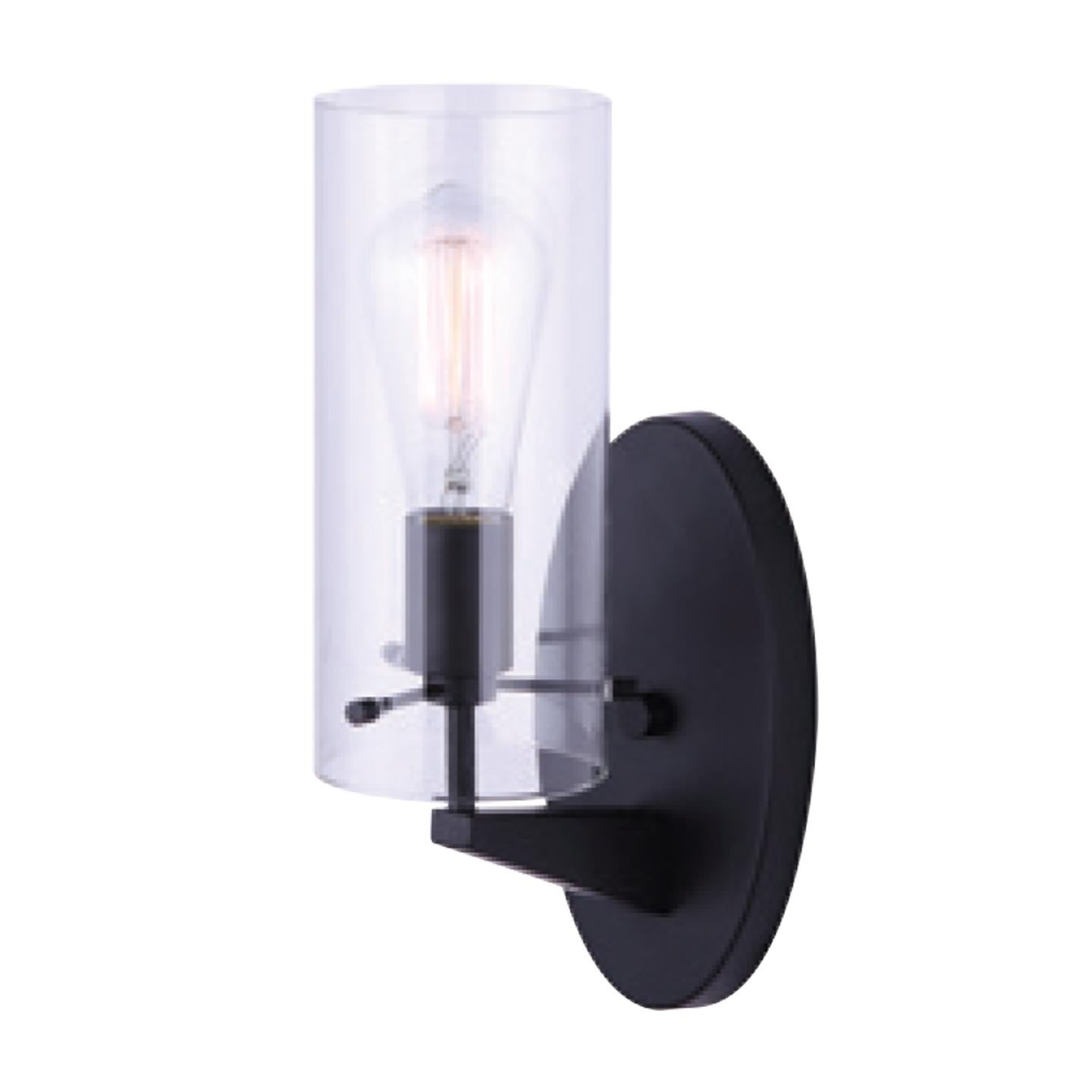 Joni 1-Light Black Vanity Fixture