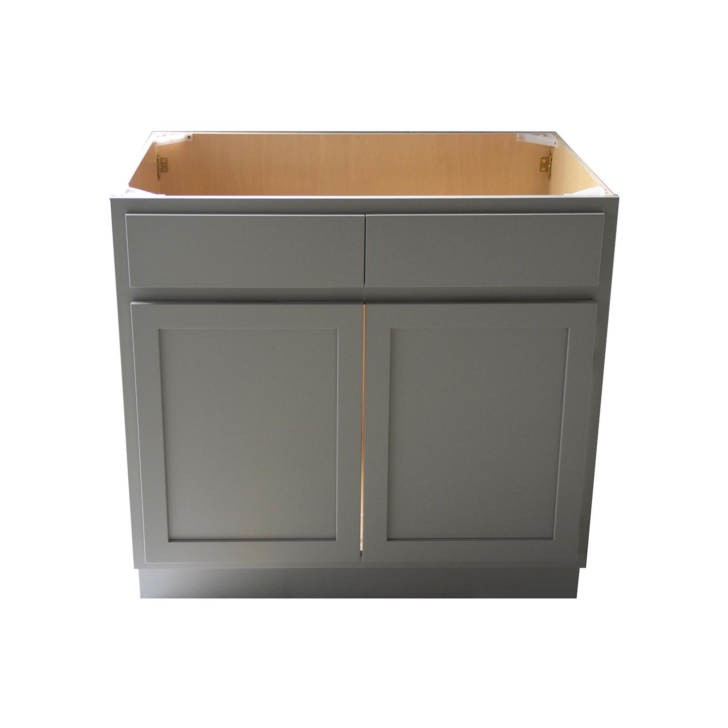 36 Inch Sink Base Grey Shaker