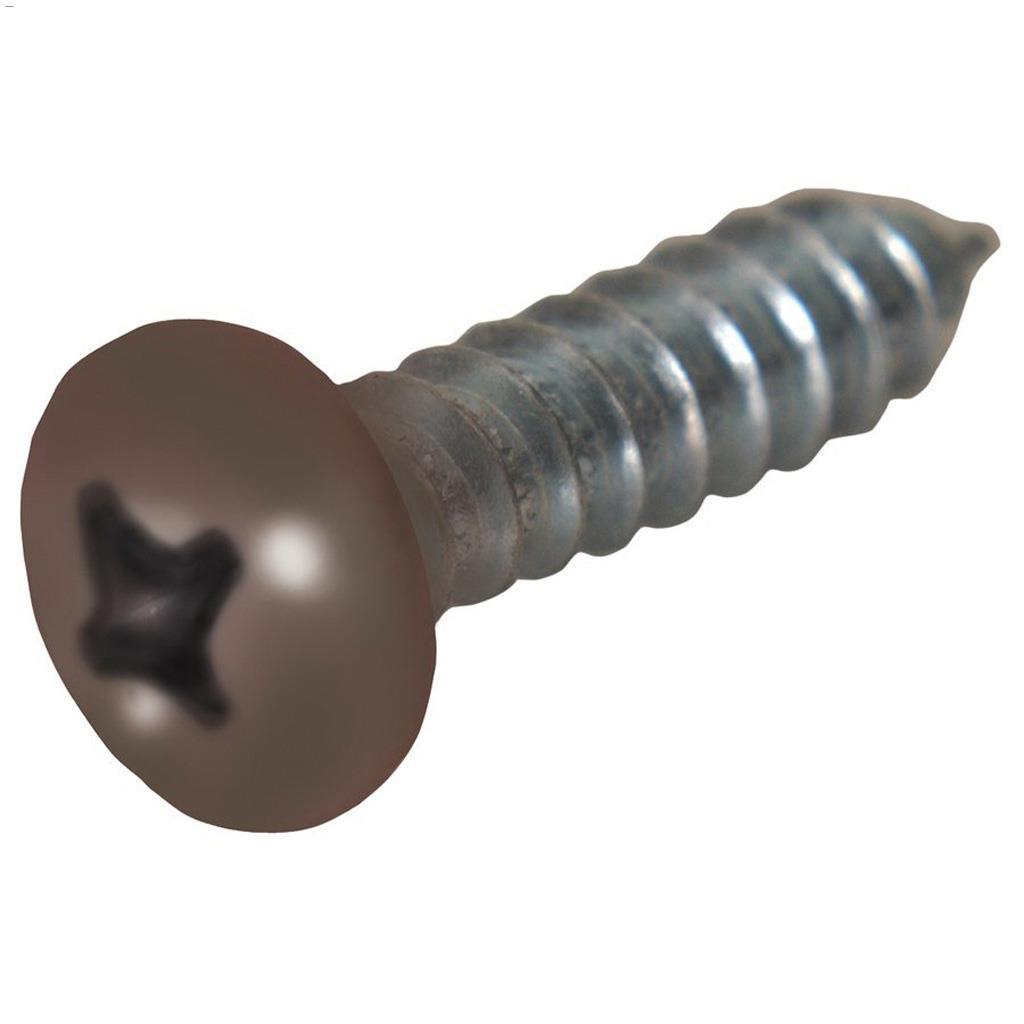 #6 x 3/8" Brown Head Pan Head Soffit Screw -1000/Pack