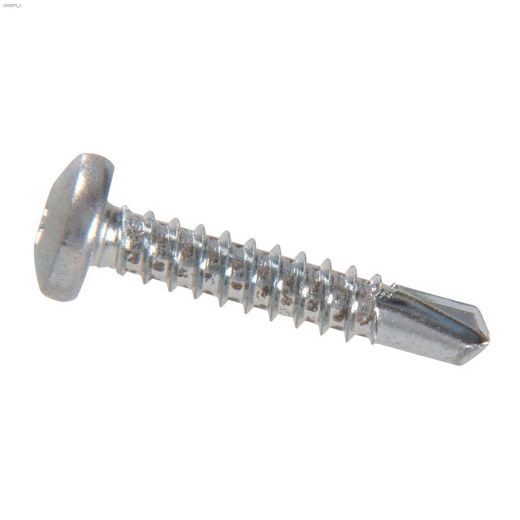 #10 x 5/8" Zinc Pan Head Sheet Metal Screw-100/Pack