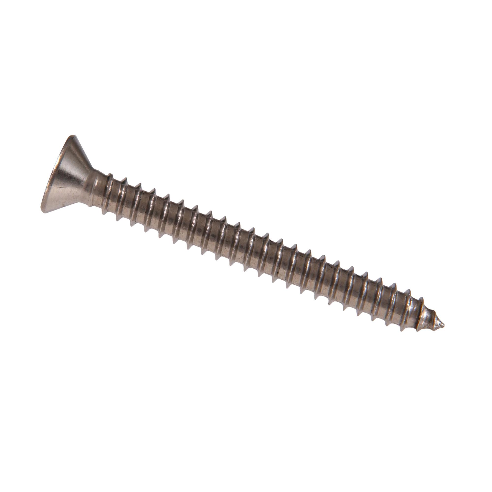 #8 x 1-1/2" Zinc Pan Head Sheet Metal Screw-500/Pack