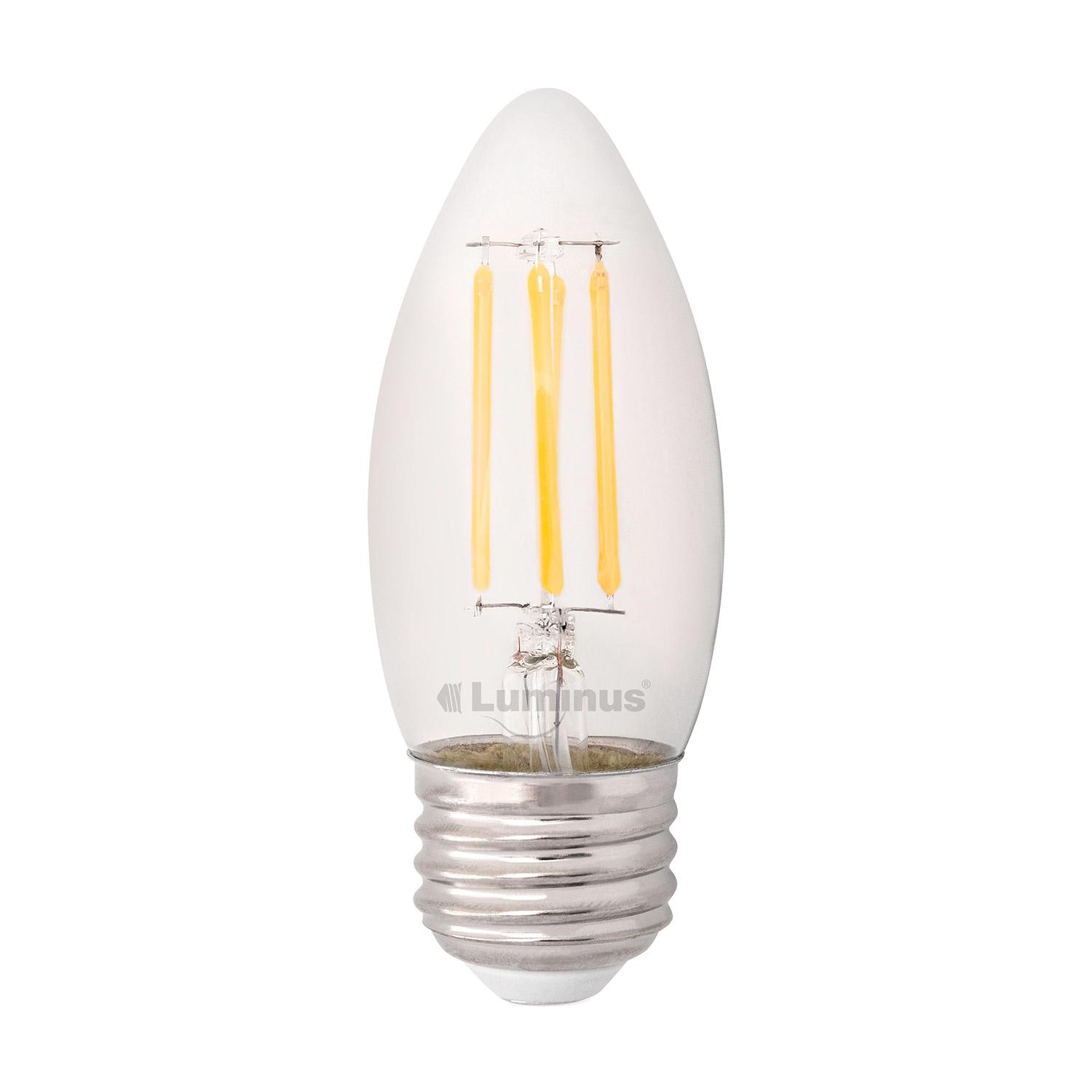 Ampoule B11 E26 à filament DEL 4 W 5 000 K Luminus