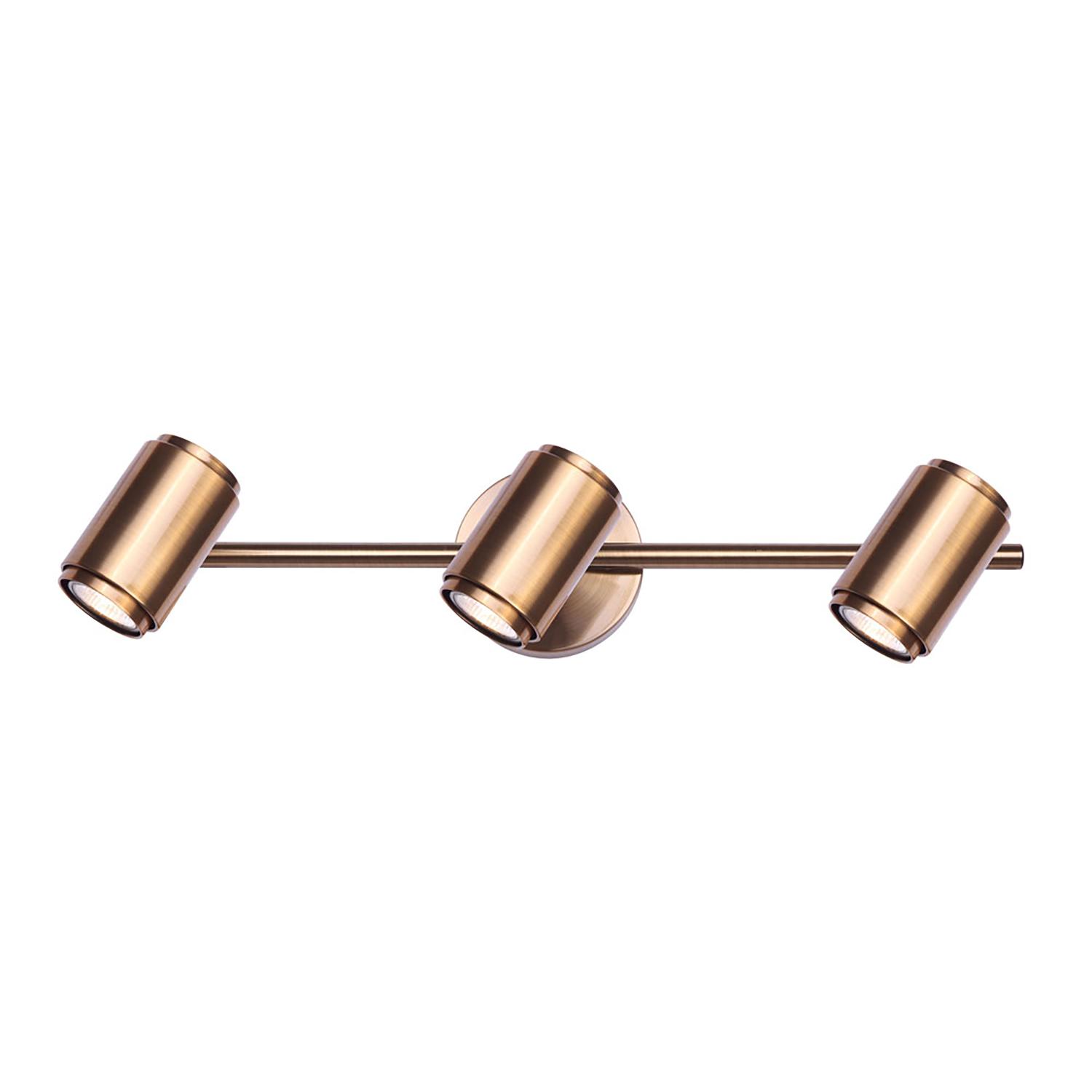 Shale 3 Light Gold Track Light