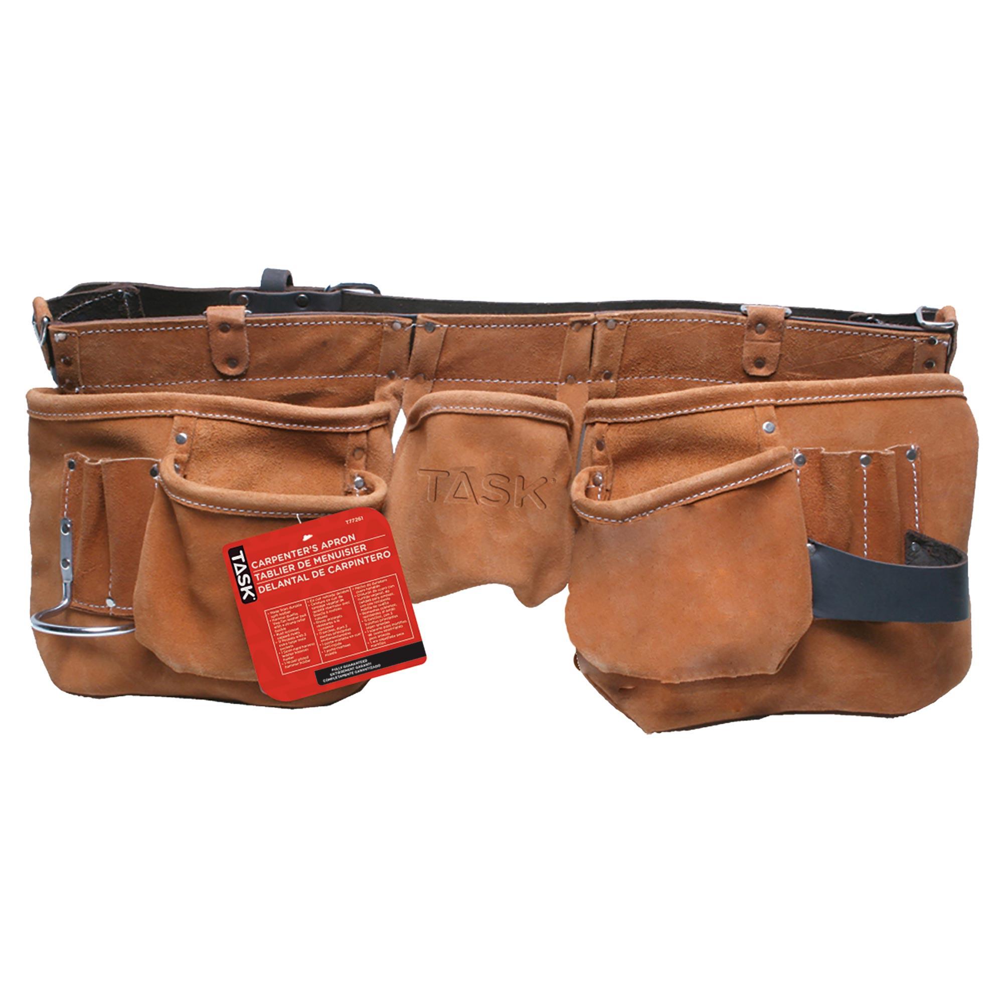 Leather Belt 11 Pocket Oversize Carpenter Apron