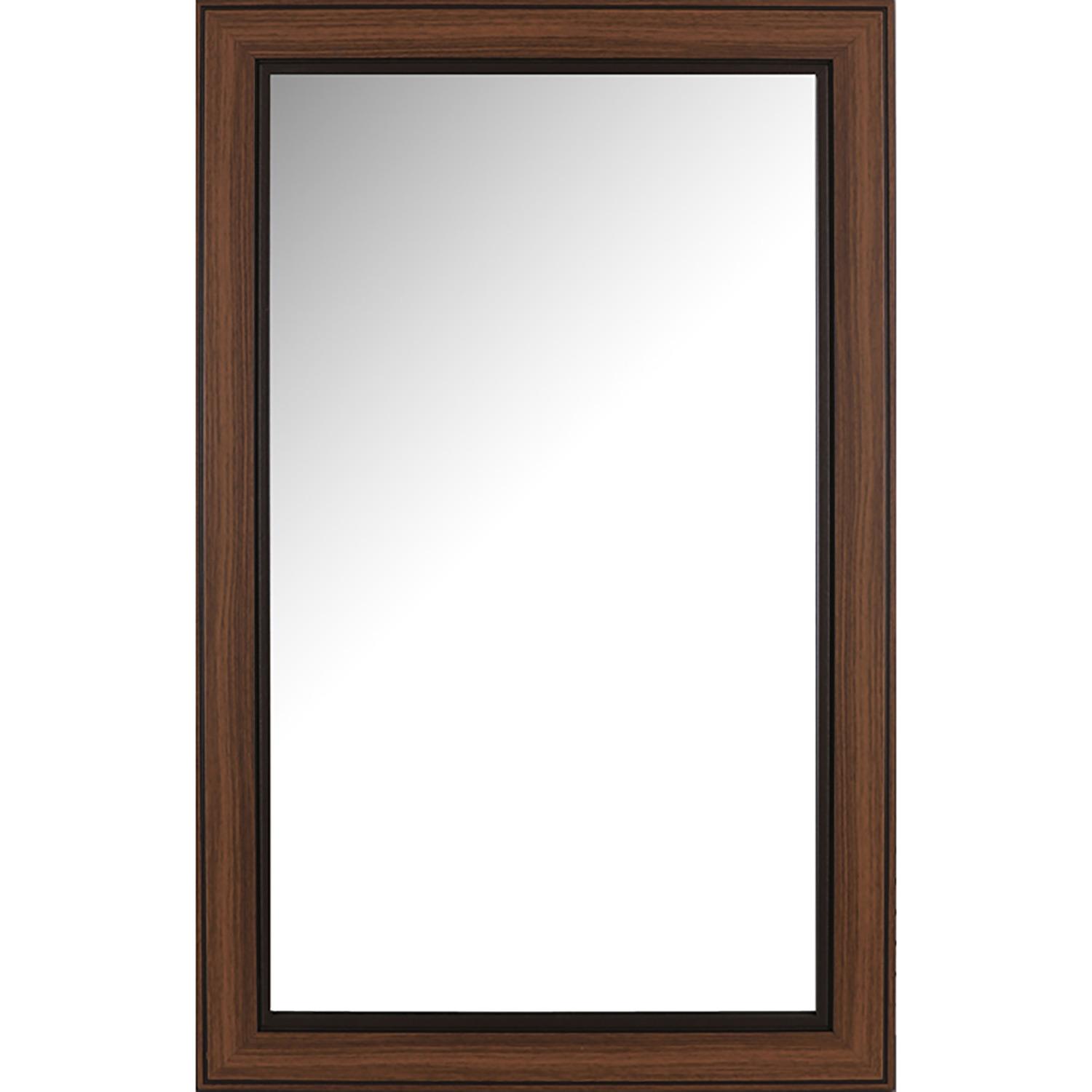 24" x 32" Walnut Framed Mirror