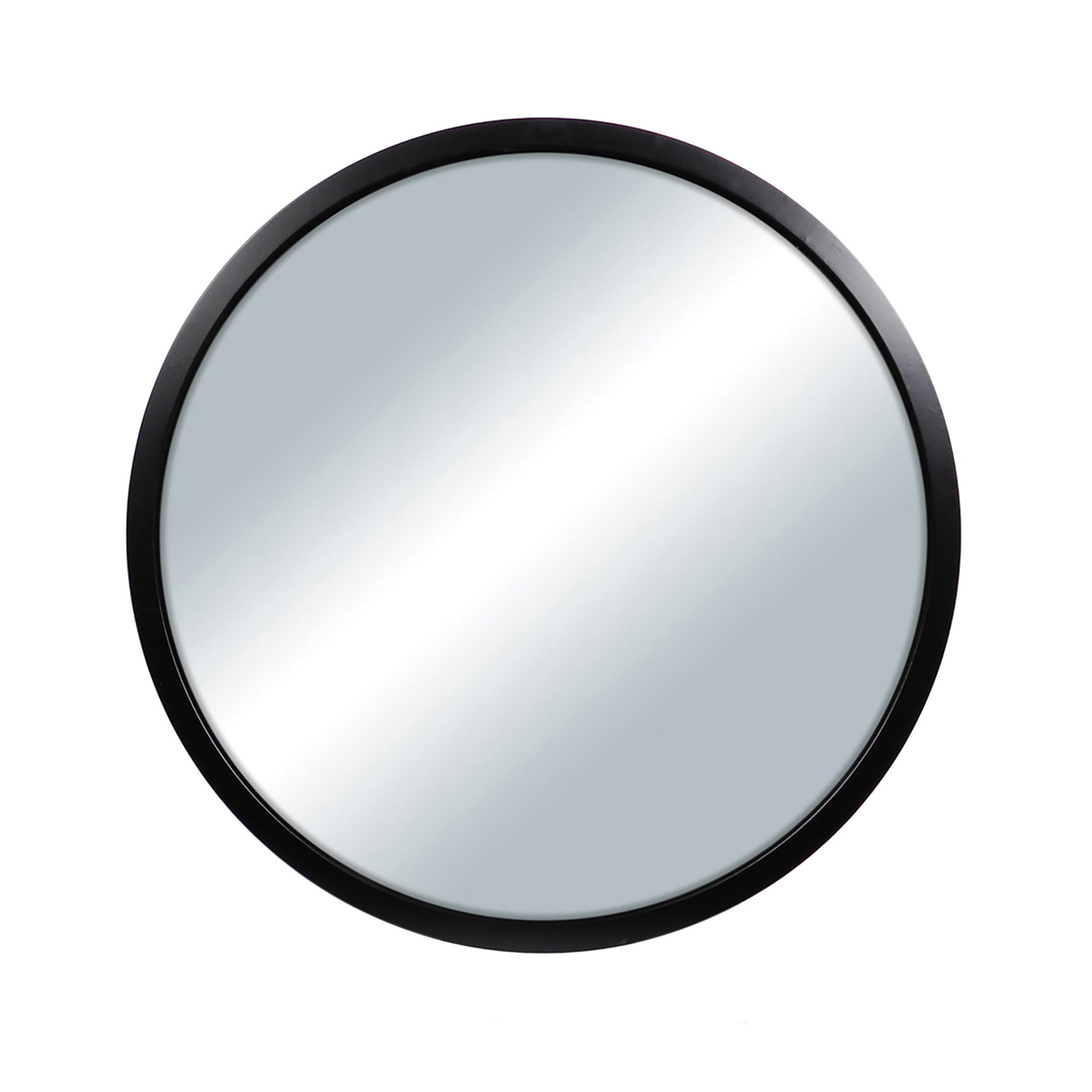 31" x 31" Black Bentwood Lush Mirror
