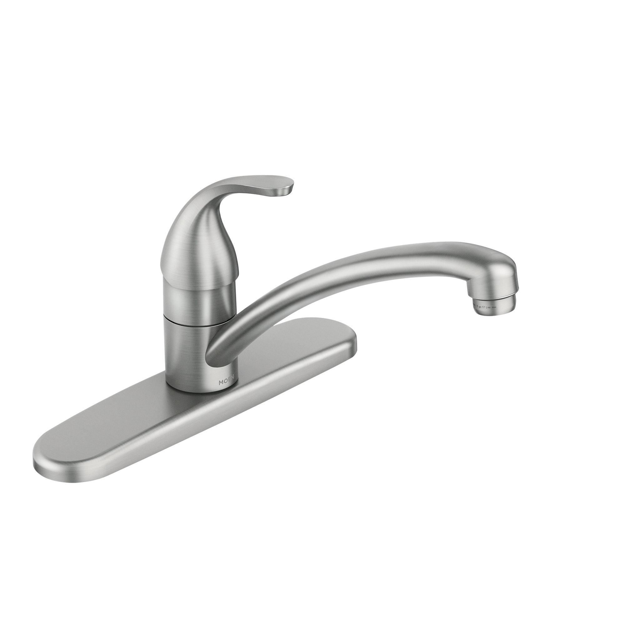 Adler Spot Resist Stainless 1-Handle Kitchen Faucet