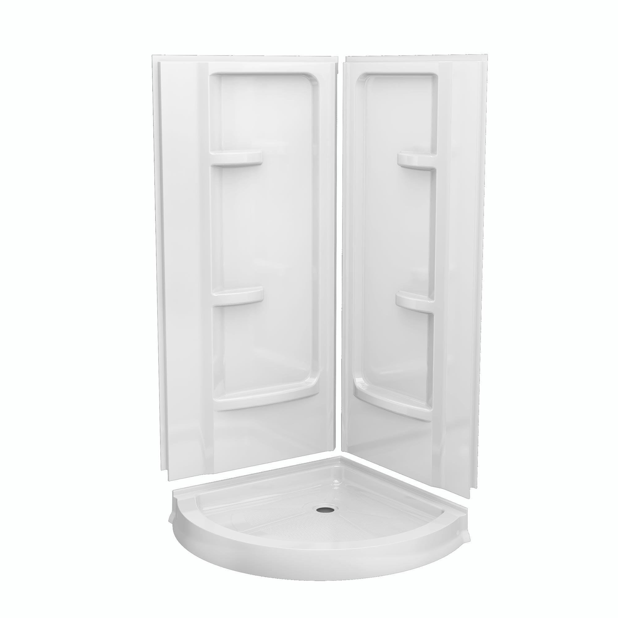 36" x 77" Acrylic Shower Walls