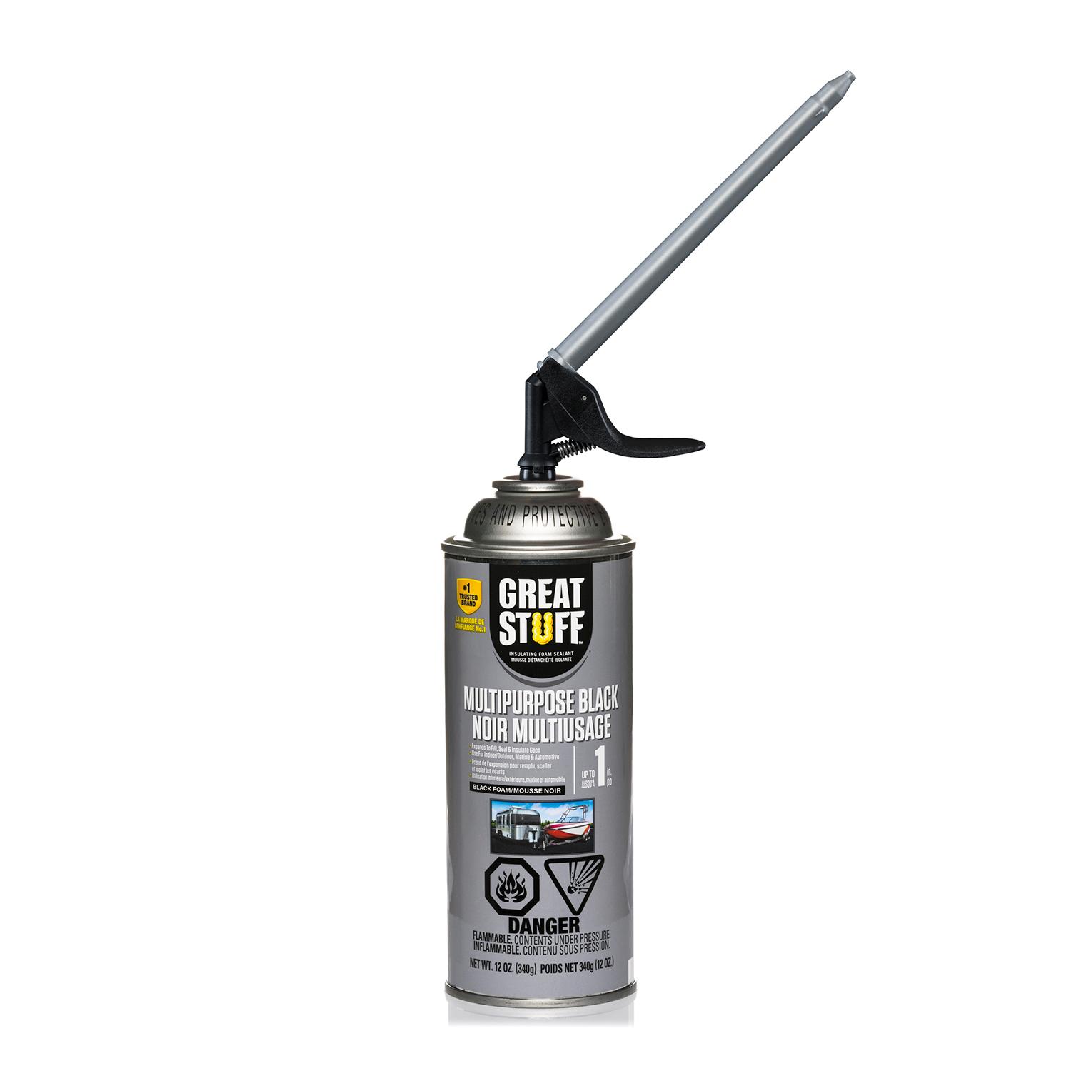 Great Stuff Multipurpose Black Smart Dispenser Sealant 12oz