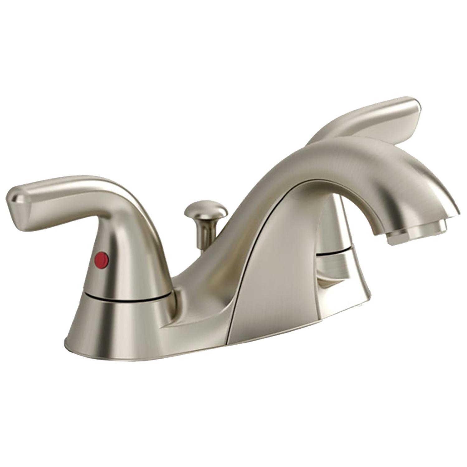 Covina 2 Handle Lavatory Faucet Satin Nickel