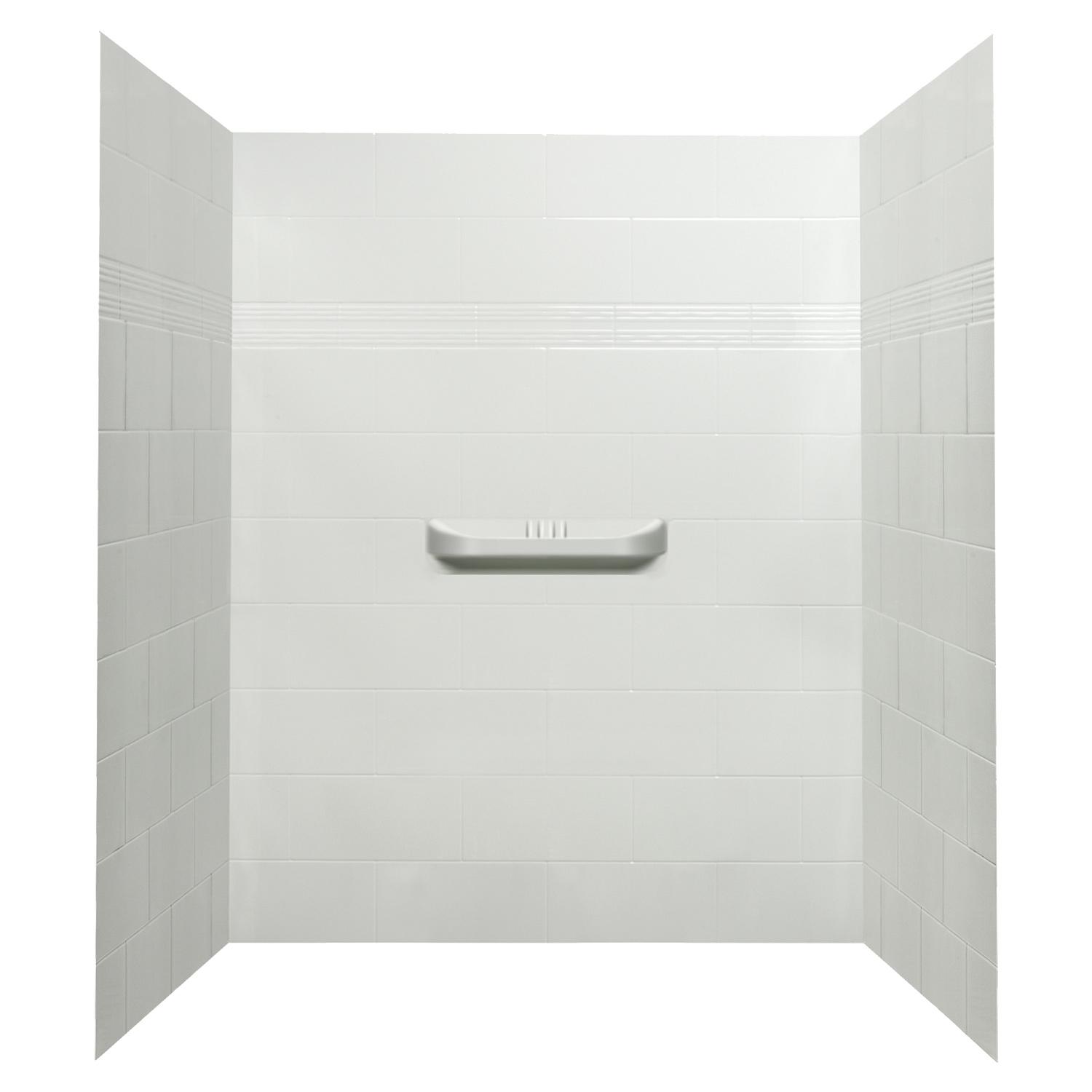 Supreme Acrylic 3 Piece Shower Wall