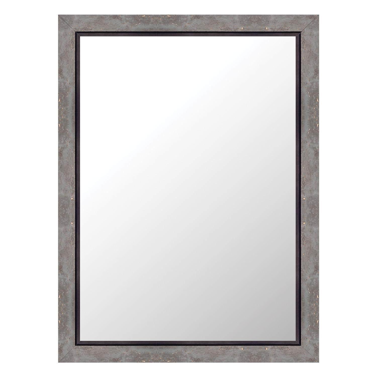 Grey With Gold Speck Framed Mirror