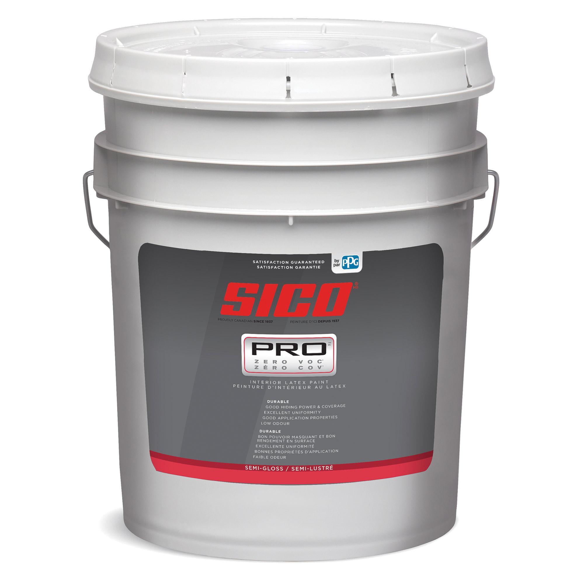 Sico Pro Zero Voc Interior Semi-Gloss White Base 18.9L