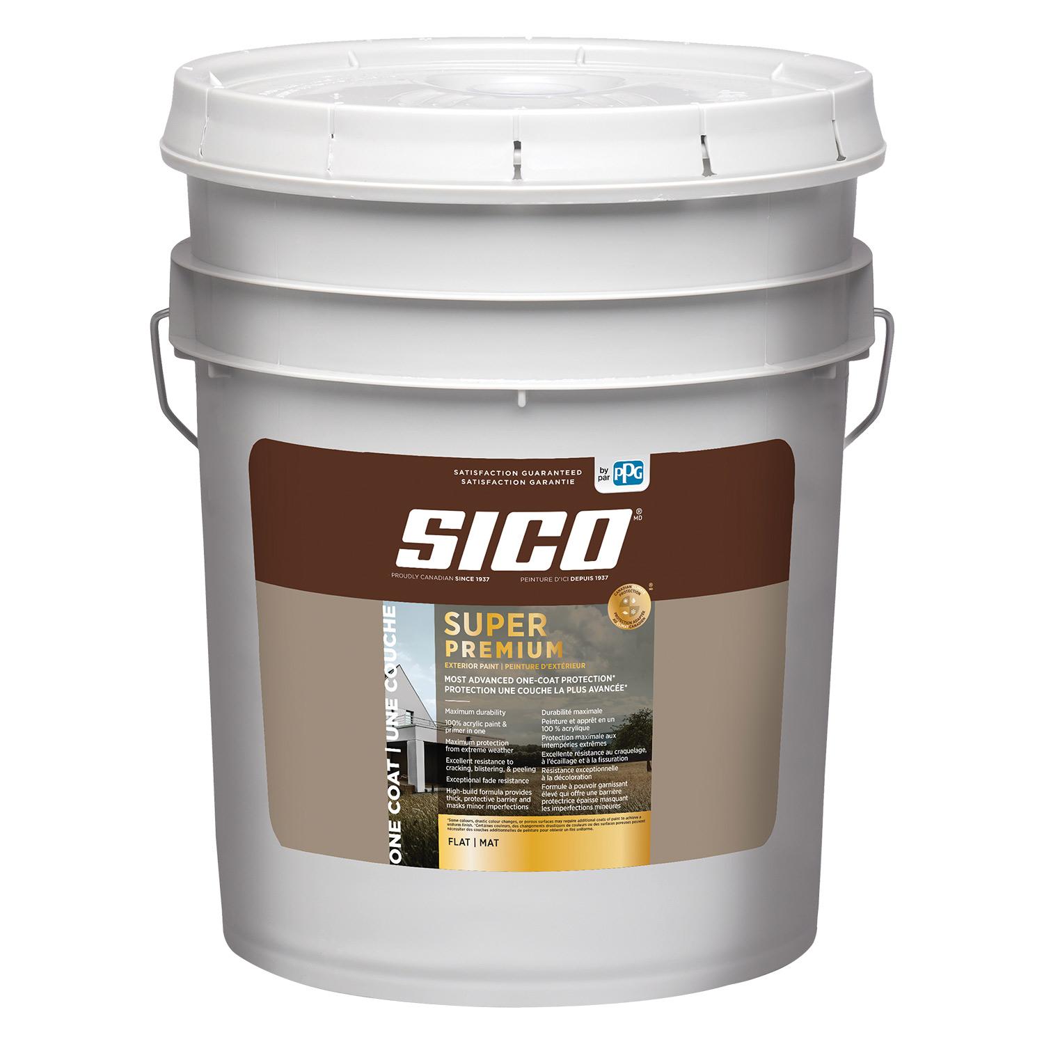 Sico Super Premium Exterior Paint Flat White Base 18.9L