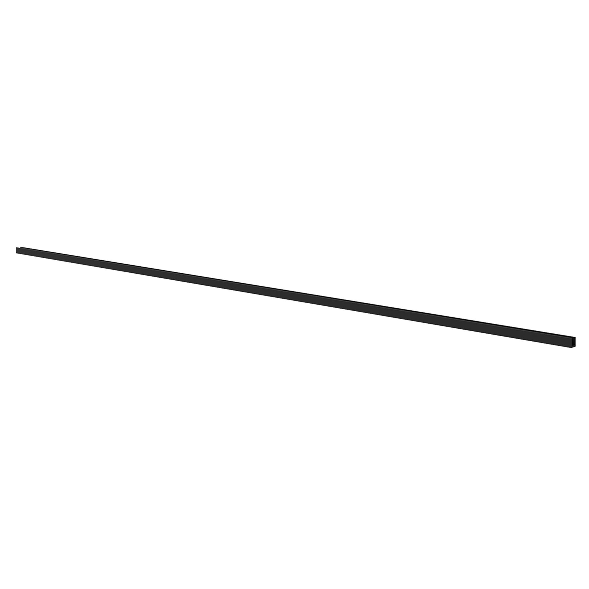 50" Aluminum U-Channel-Black
