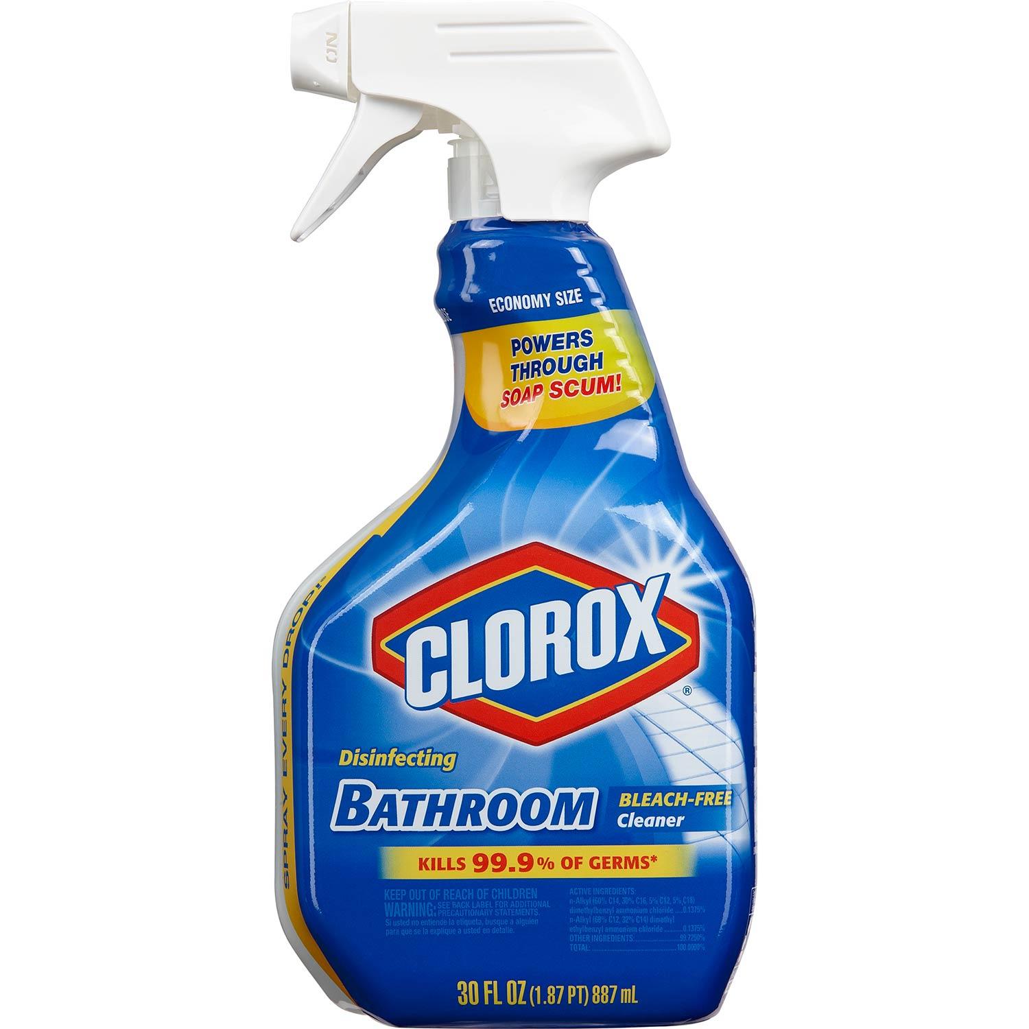 Clorox Clean-Up Disinfectant Bleach Cleaner Spray, Fresh Sce