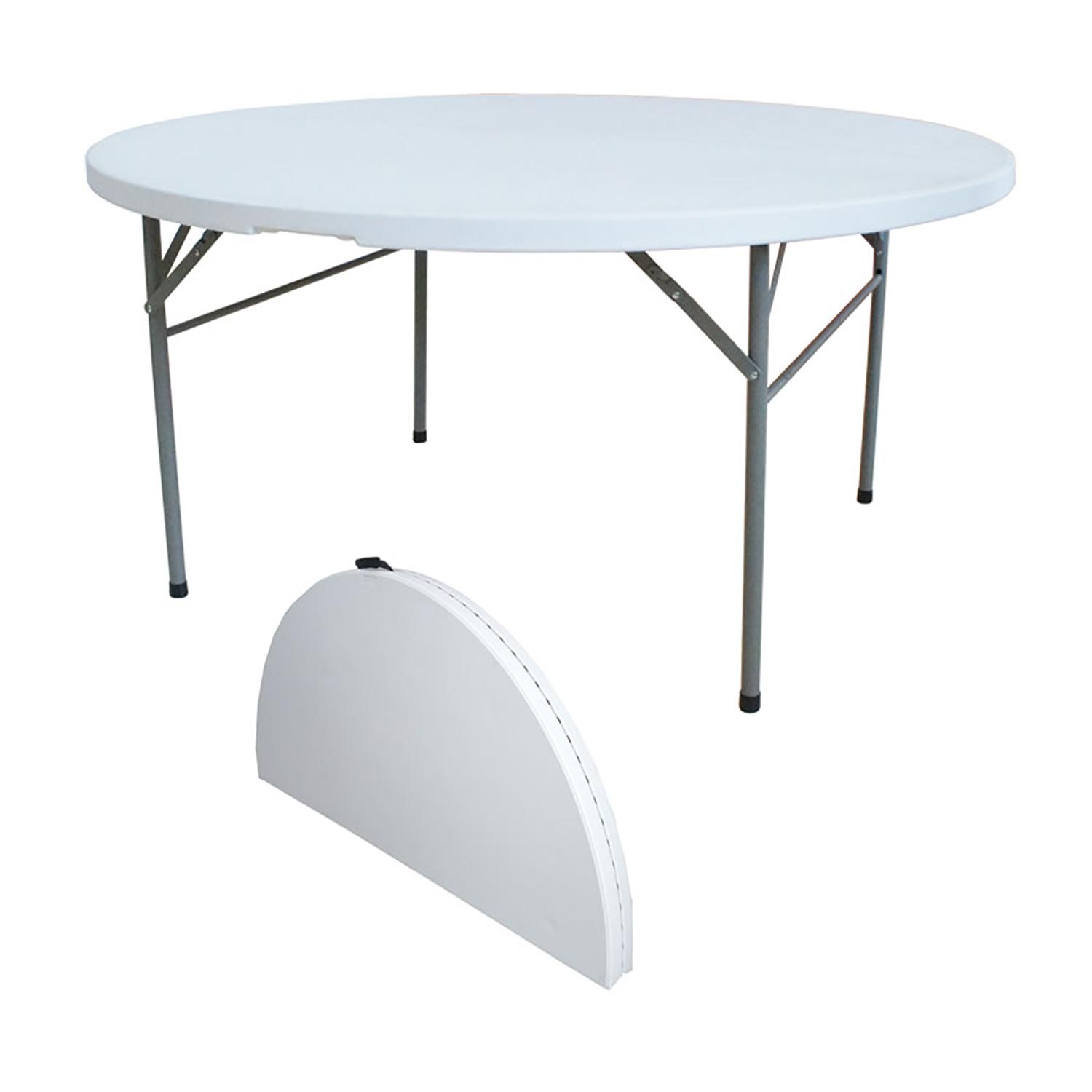 48" Round Resin Folding Table 