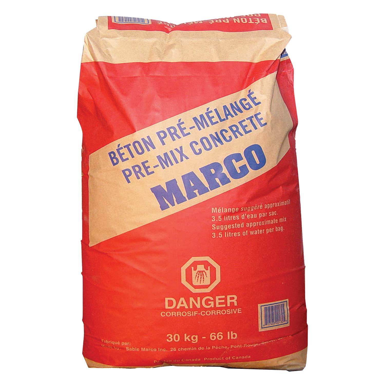 Mélange à béton pré-mélangé Marco 30 kg