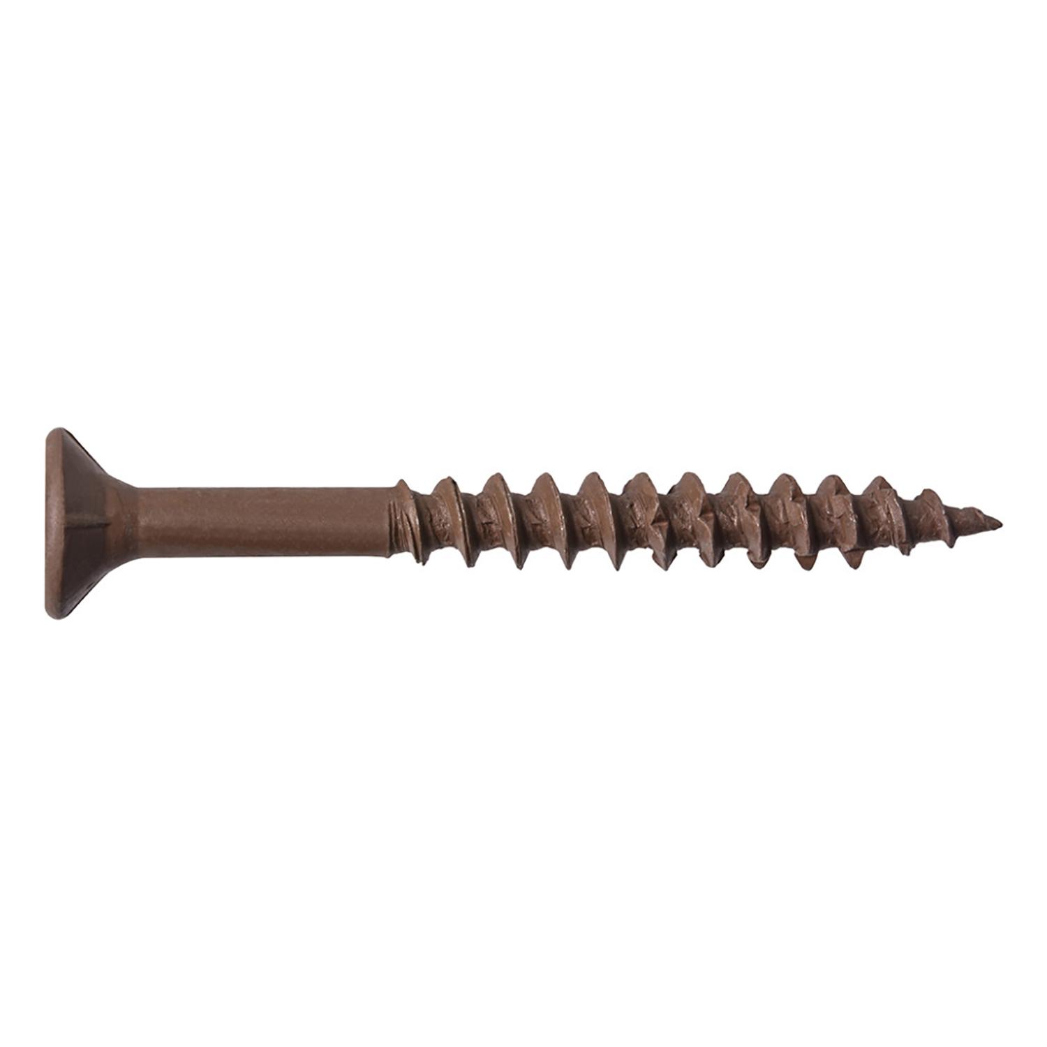 #8 x 2 Flat SOC UNC Deck Screw-Cedar-500/Box