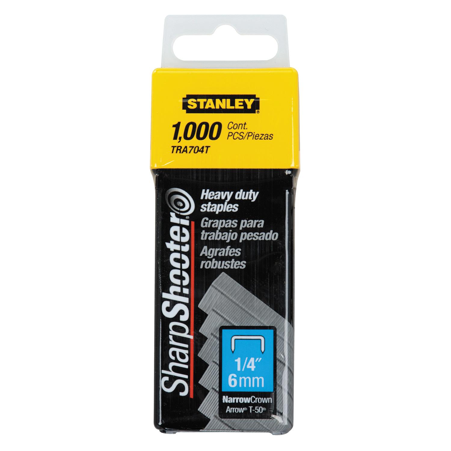1/4" Heavy Duty Staples-1000/Box