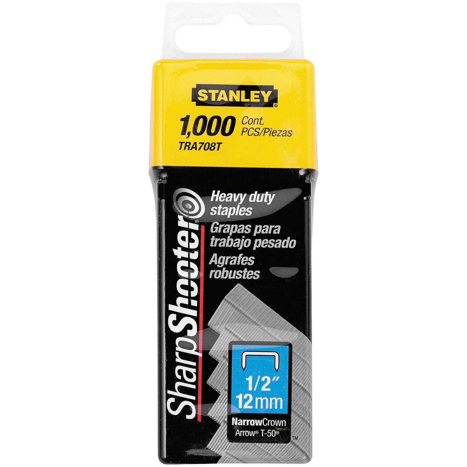 1/2" Heavy Duty Staples-1000/Box