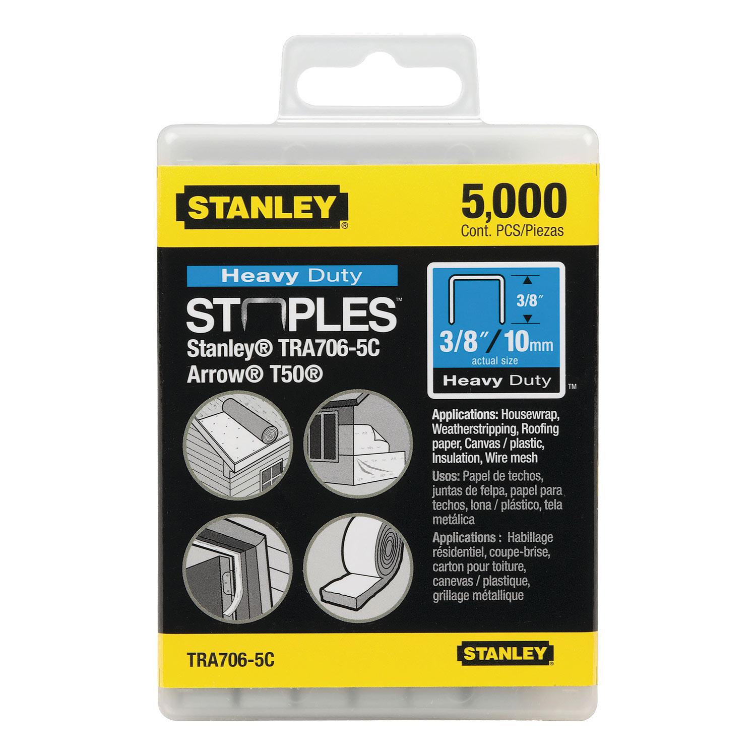 3/8" Heavy Duty Staples-5000/Box