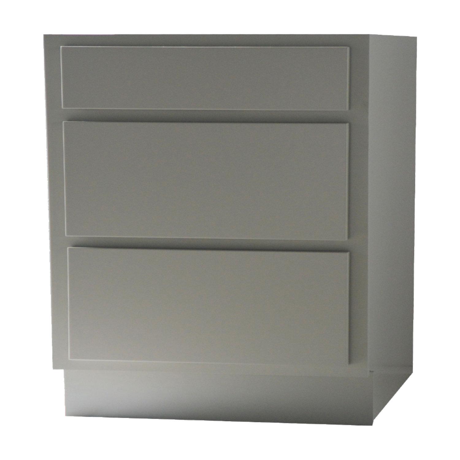 30" 3 Drawer Bank