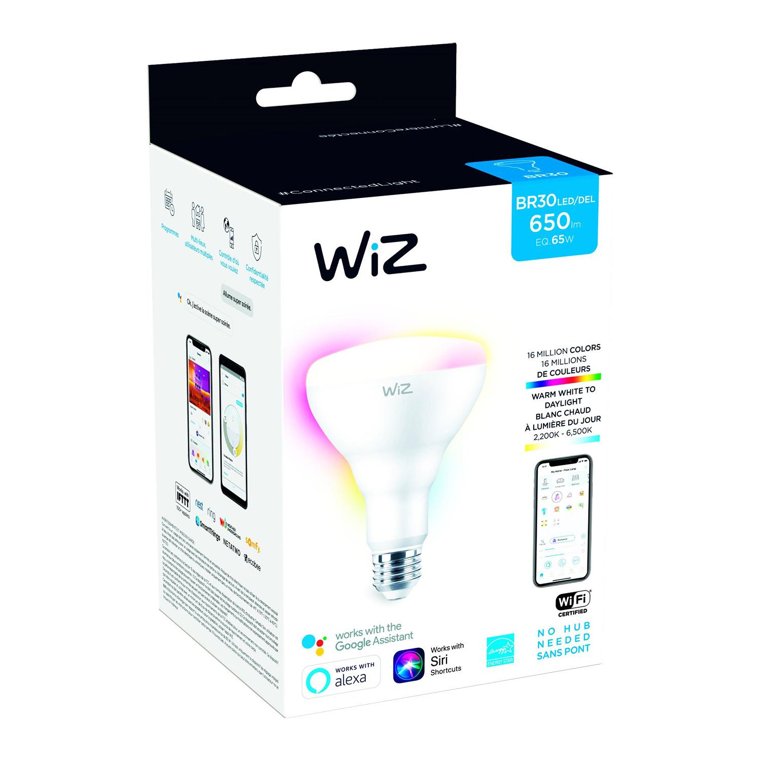 Philips WiZ BR30 Full Color Wi-Fi LED Bulb