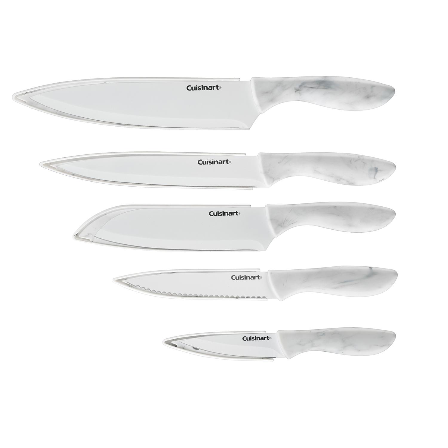 Cuisinart 10 Piece Ceramic Coating Marble Style Knife Set