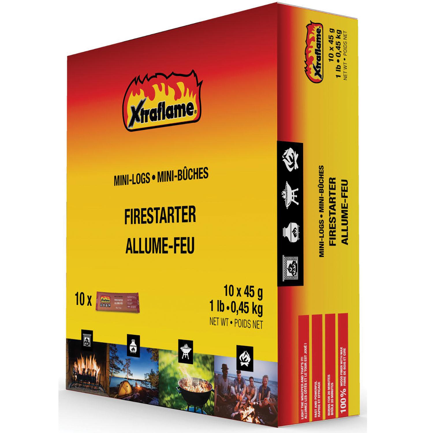 Allume-feu Minilog Xtraflame, 10/pqt